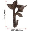 Bird On A Branch Gancho de pared individual Metal_2