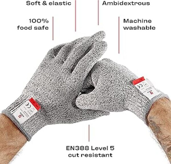 Guantes de resistente al corte Nocry Protección de Alto_2