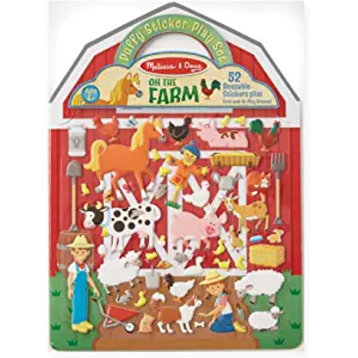 Juego de calcomanías Melissa Doug con temática de
