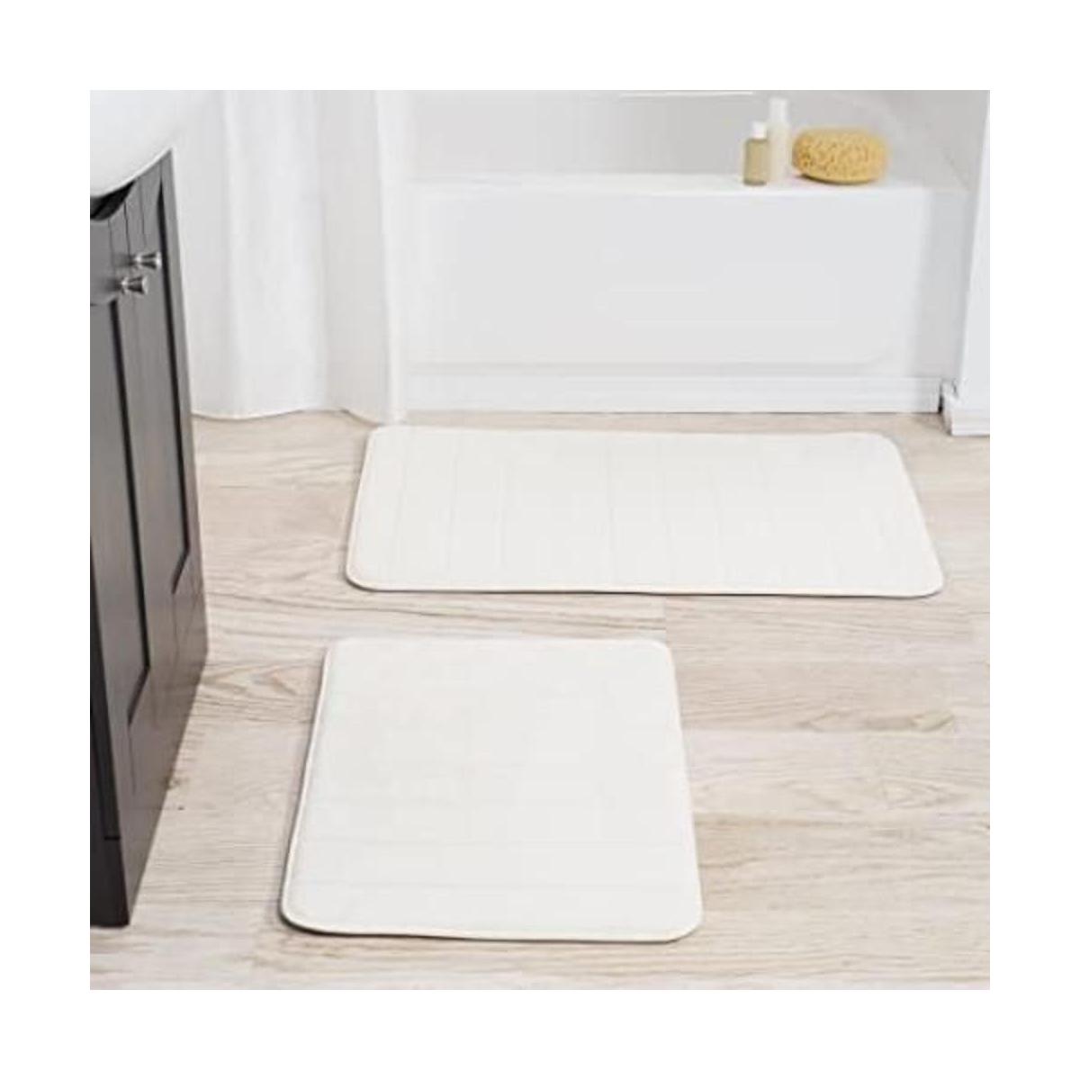 Bedford Home Alfombrilla de baño 2 unidades diseño de