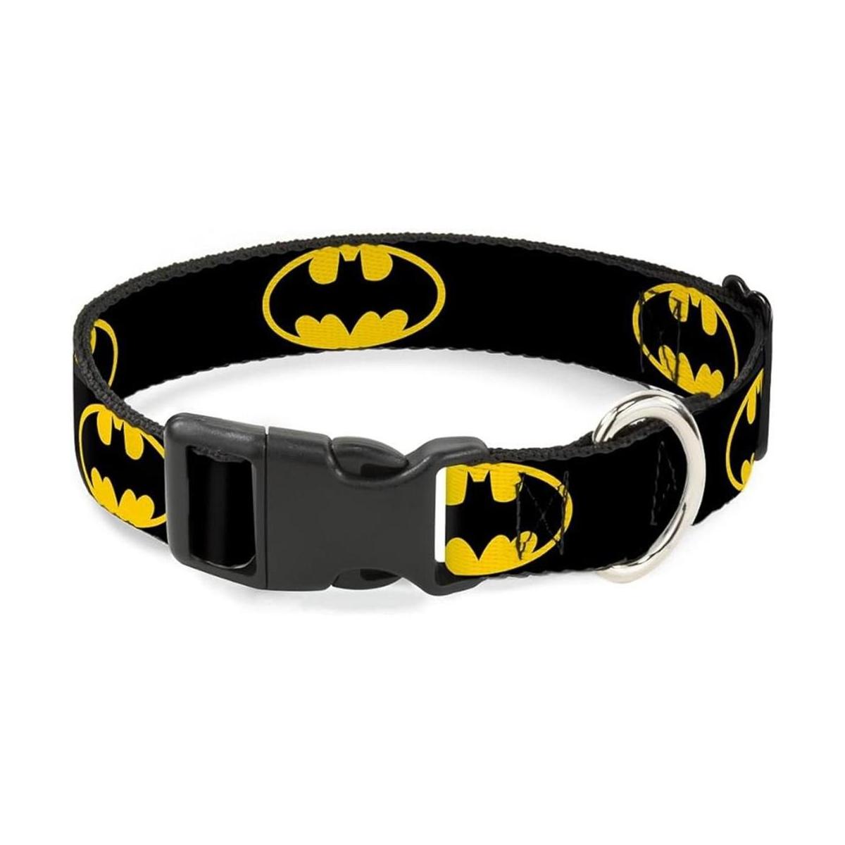 Collar de clip de plástico con hebilla Batman Shield
