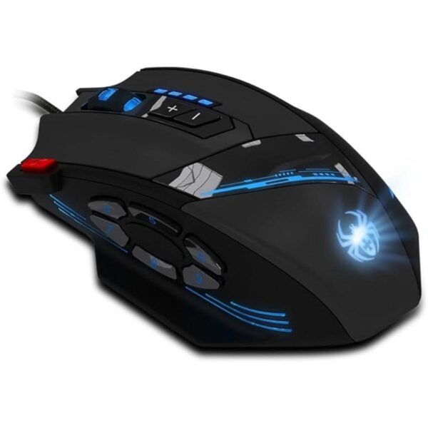 Ratón para juegos C12 con 12 botones programables ajuste_2