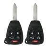 Keyless2Go Juego de 2 llaves de coche con 5 botones_1