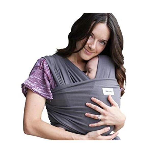Sleepy Wrap Portabebés bandolera elástica Ergo gris_1