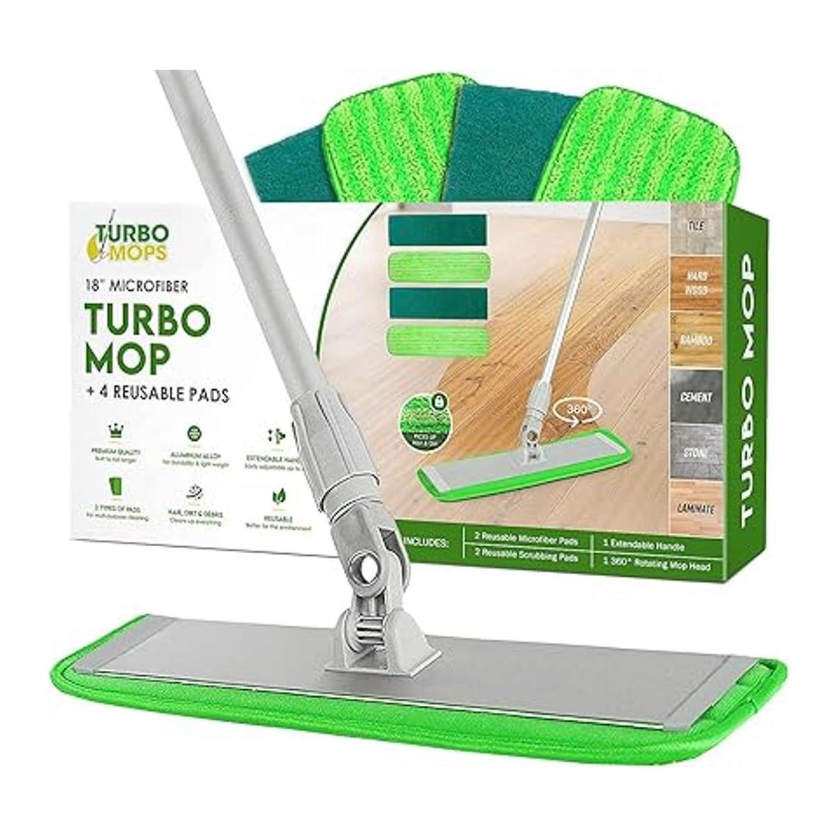 Mopa de microfibra de aleación de aluminio. Incluye 2