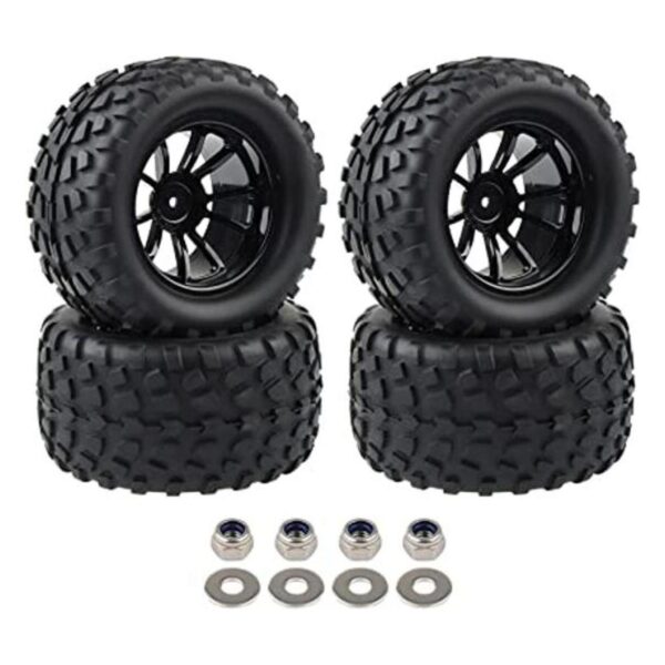 4X RC 110 escala Monster Truck neumáticos grava pisada_1