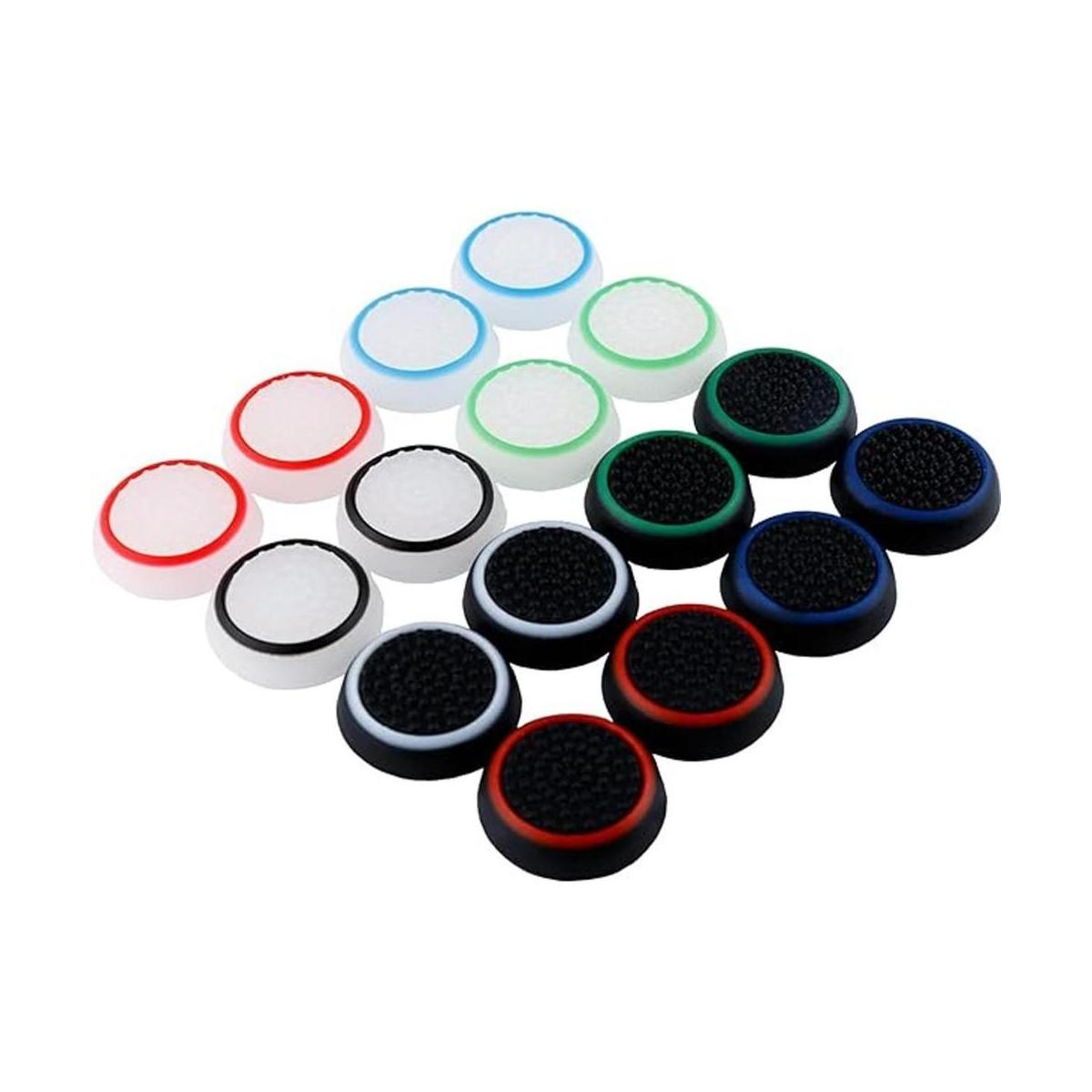 SUBANG 16 Pieces Silicone Noctilucent Thumb Grip Caps