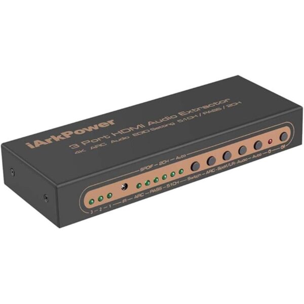 Conmutador HDMI V1.4 3x1 con SPDIF óptico TOSLINK y salida_2