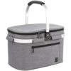 Nevera portátil AllCamp tipo cesta de picnic plegable con_1