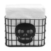 MyGift Servilletero de alambre de metal negro con diseño_1