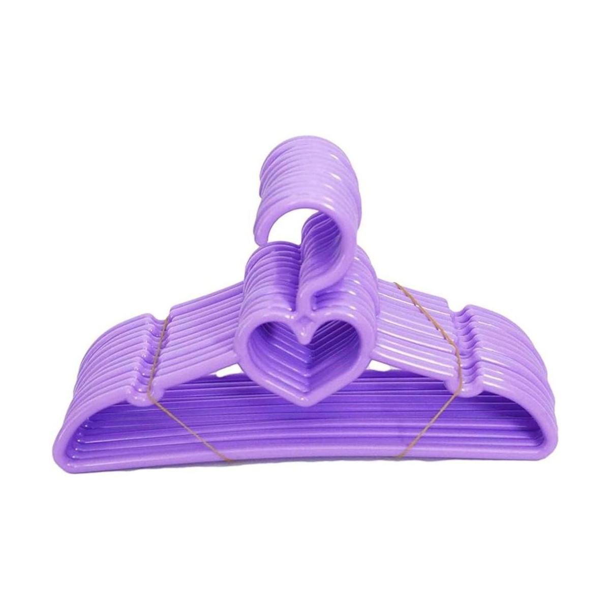 Brittanys My 12 perchas de corazón de lavanda para ropa