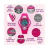 Reloj digital deportivo para niños y niñas resistente al_2