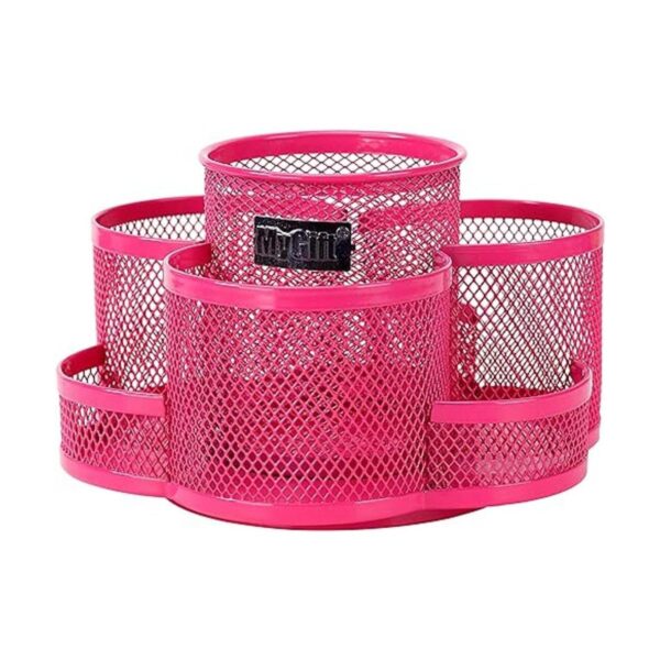 MyGift Fuschia giratoria de malla metálica de 7_4