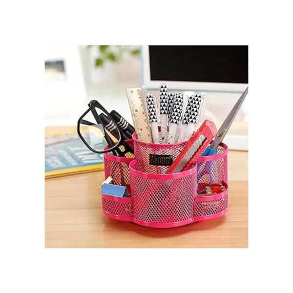 MyGift Fuschia giratoria de malla metálica de 7_3