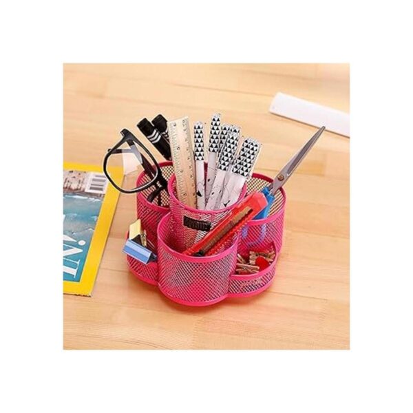 MyGift Fuschia giratoria de malla metálica de 7_2
