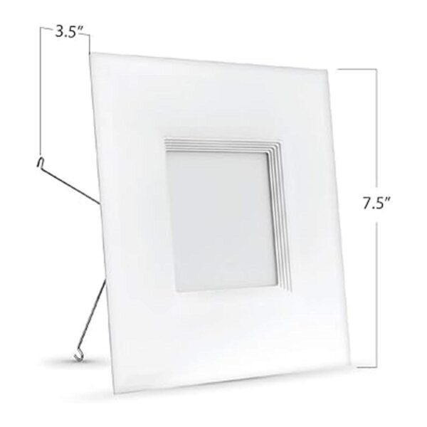 Feit Electric Luz de panel plano cuadrada empotrable LED_4