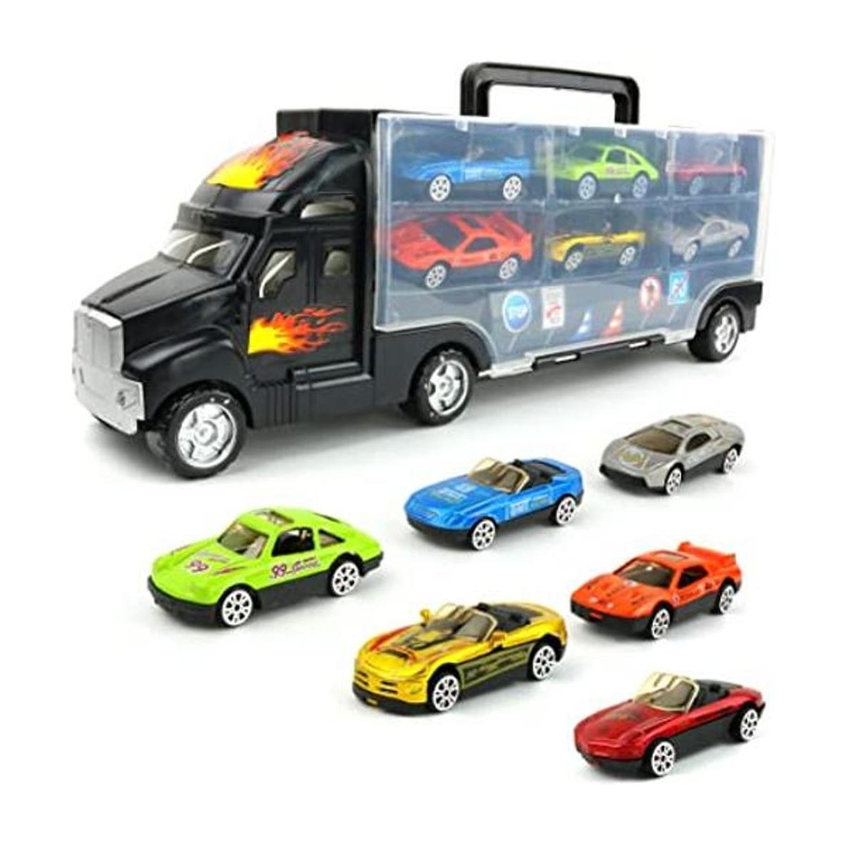 Camión de transporte Carrier con 6 elegantes de coches