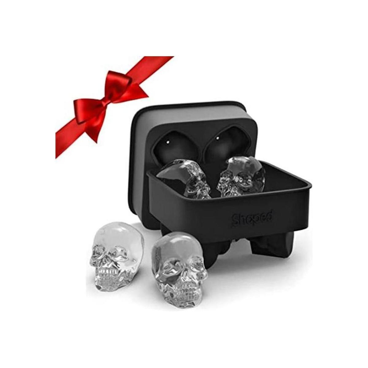 Cubeta de silicona flexible negra DineAsia para hielo 3D