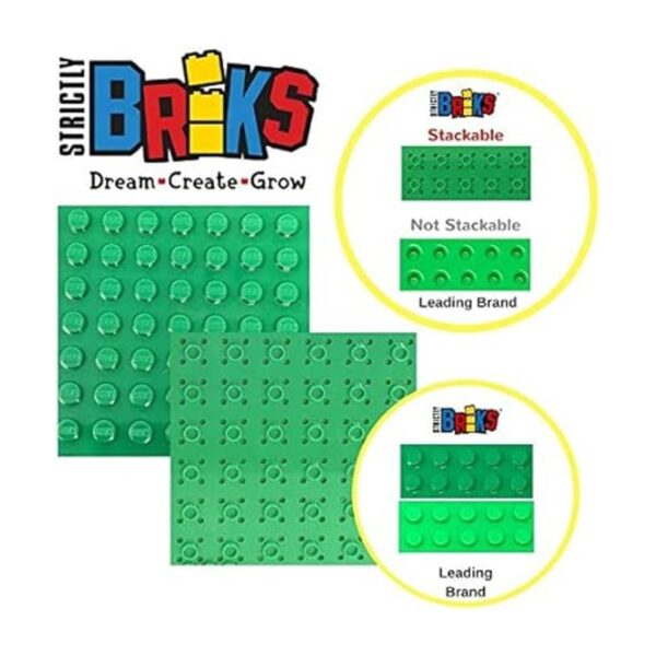 Strictly Briks Platos base apilables clásicas de medio_2