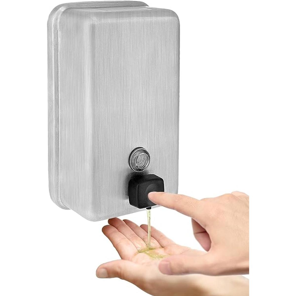 Alpine Dispenser de jabón líquido manual amurado de