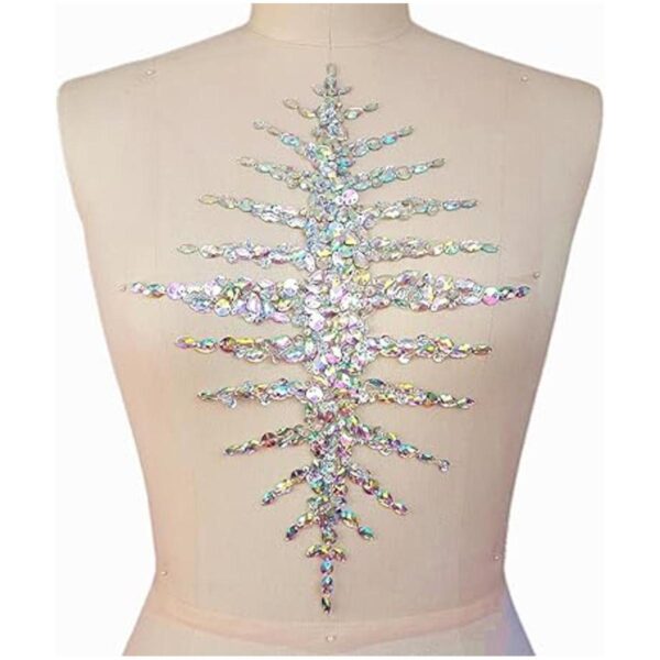 Parches individuales hechos a mano brillantes para coser o