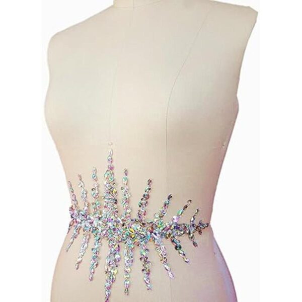 Parches individuales hechos a mano brillantes para coser o