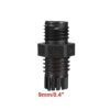 Uxcell Modelo de PG7 Negro Plástico Impermeable Conectores_3