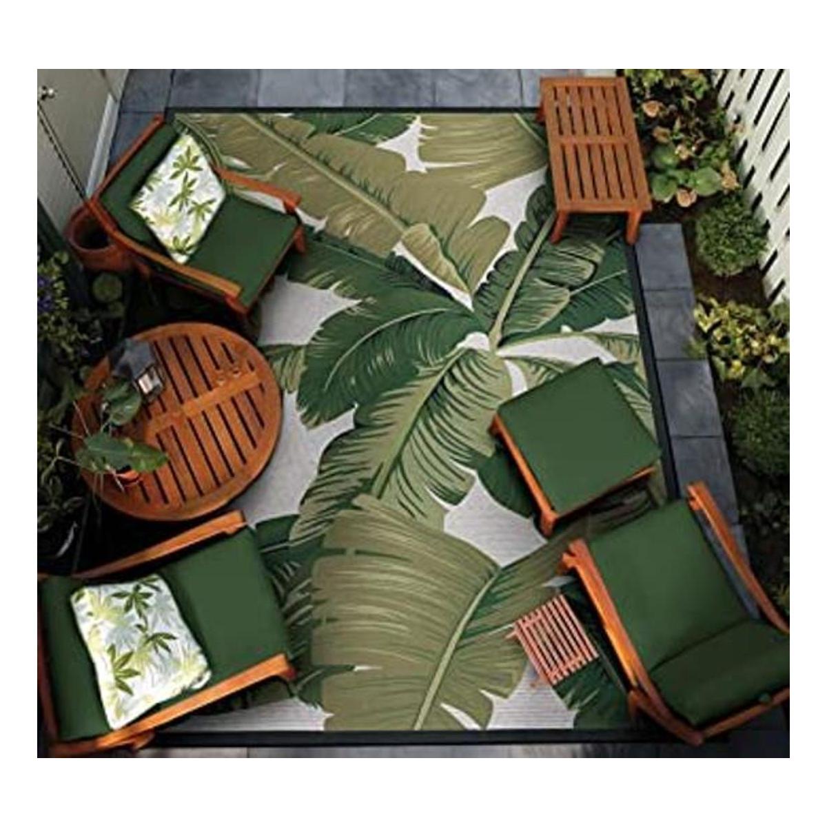 Couristan Dolce Palm Lily IndoorOutdoor Area Rug 23 x