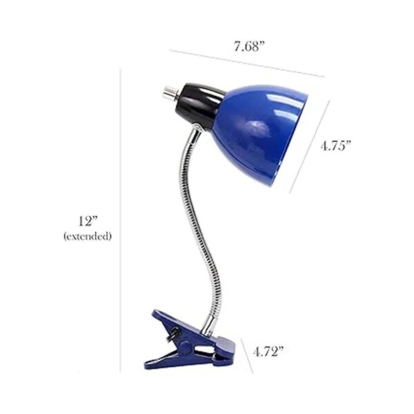Limelights LD2014BLU Lámpara de clip ajustable color azul_4