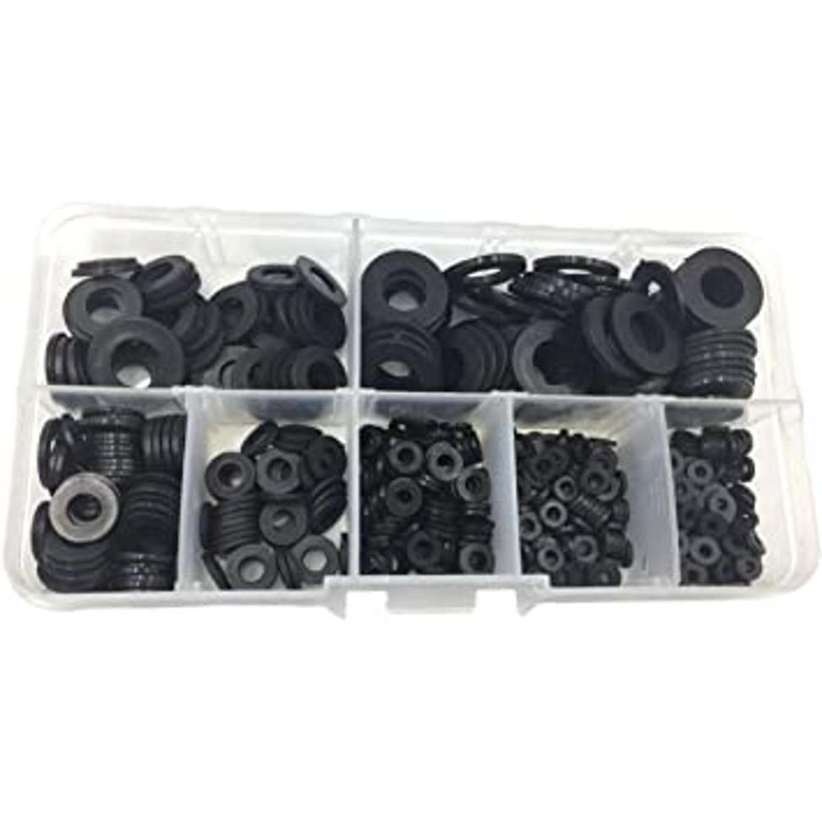 HVAZI 500 arandelas planas de nailon para tornillos M2