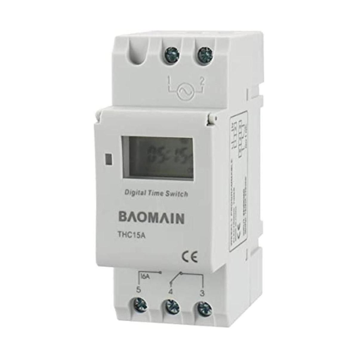 Baomain THC15 A DC 24 V Digital LCD Potencia Temporizador