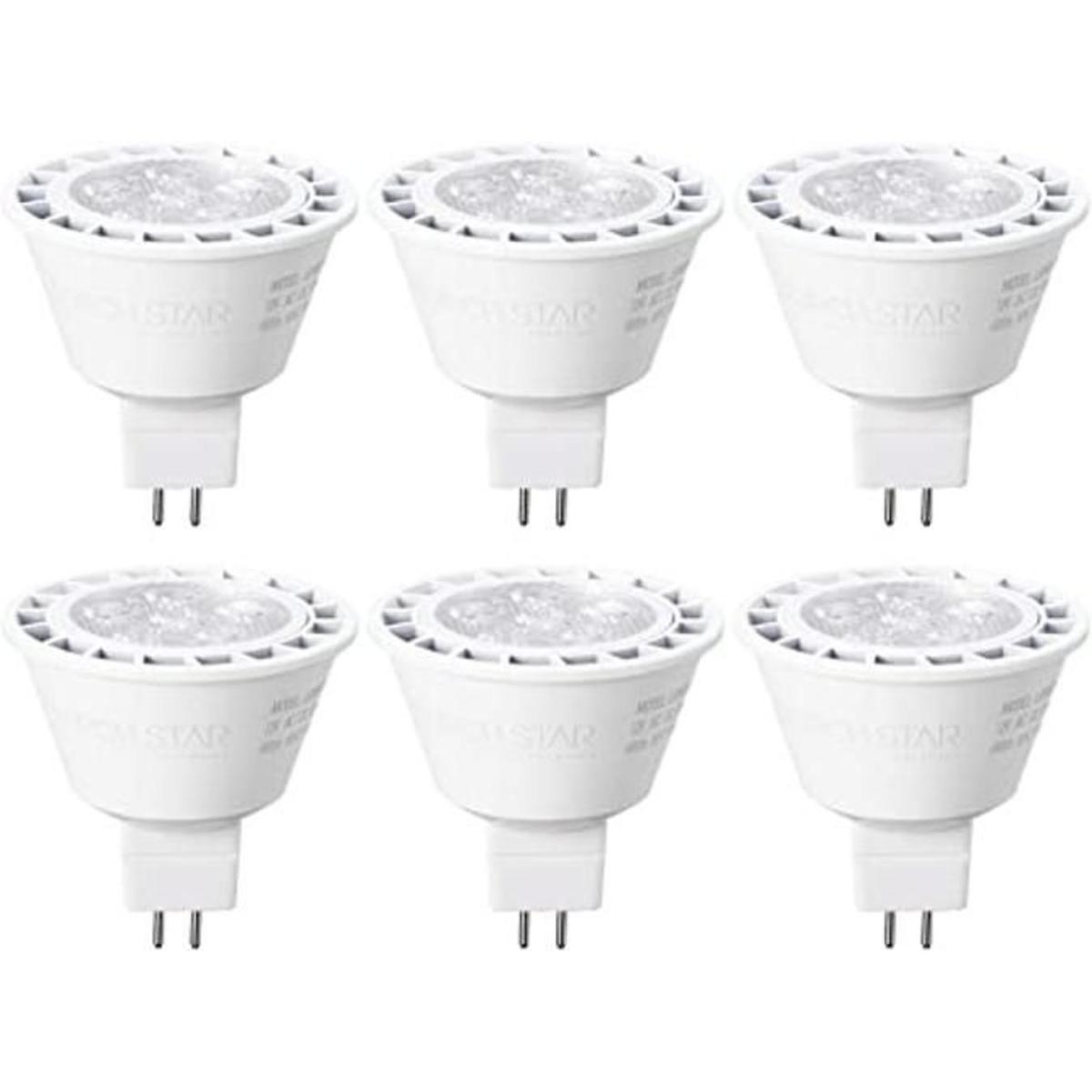 TORCHSTAR Bombilla LED MR16 regulable 7 W 12 V bajo