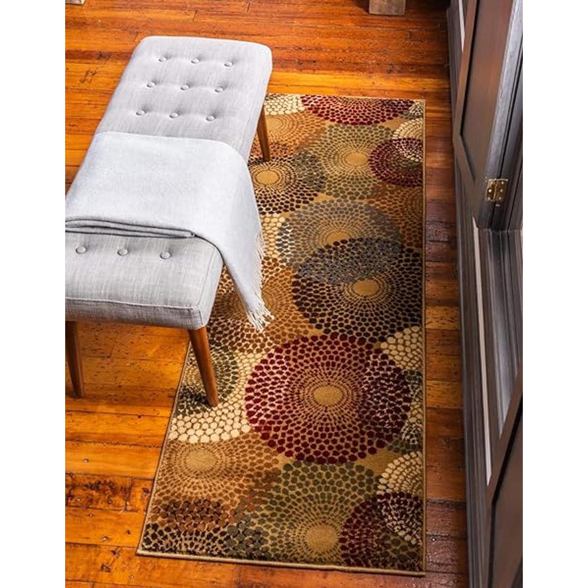 Unique Loom Barista Collection Alfombra moderna a