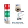 Baomain Luz de señal industrial con alarma LED de columna_3