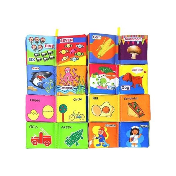 Coolplay Baby First Juego de 8 libros de tela suave no_2