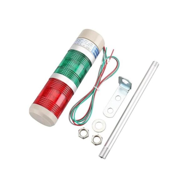 Baomain Luz de señal industrial con alarma LED de columna_2
