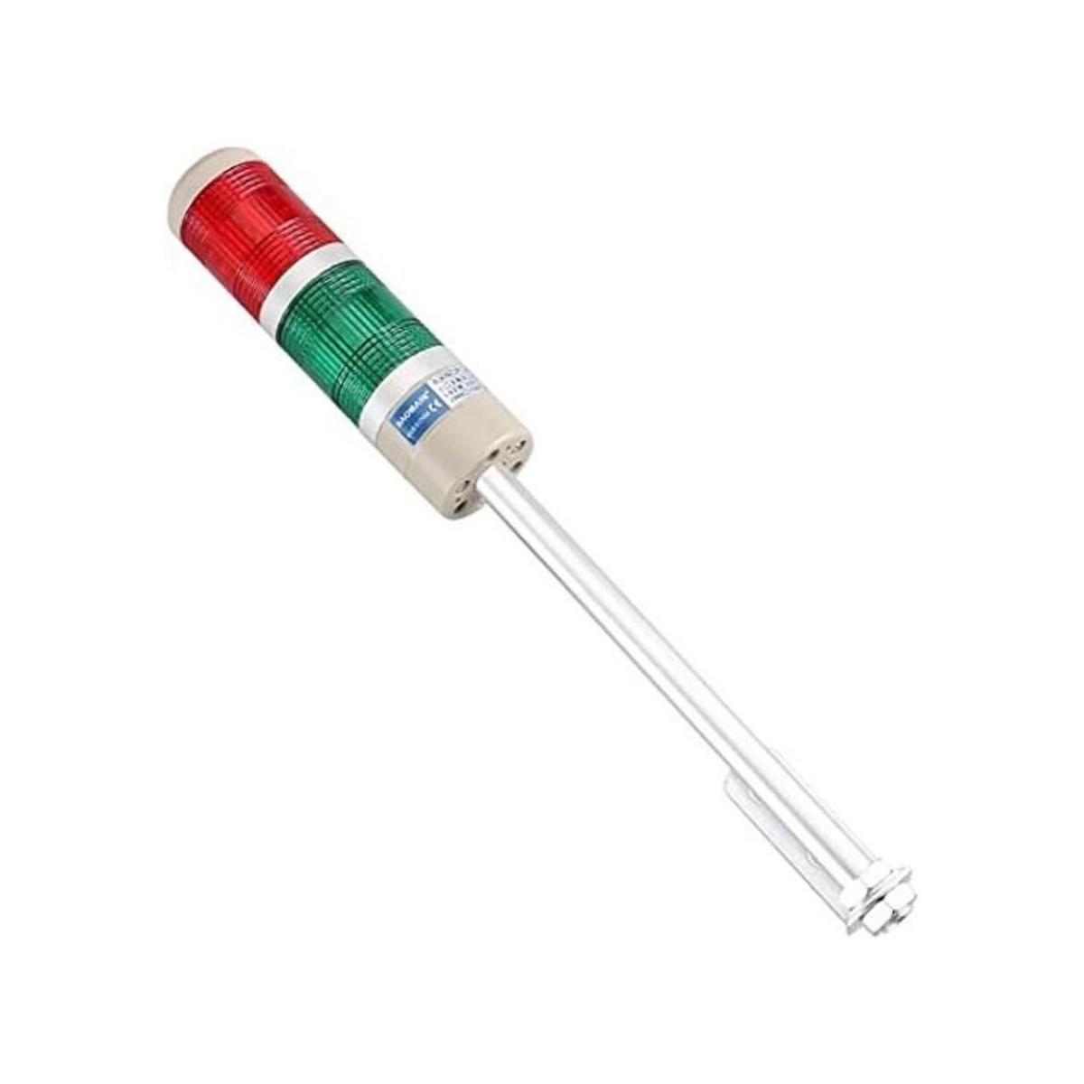 Baomain Luz de señal industrial con alarma LED de columna