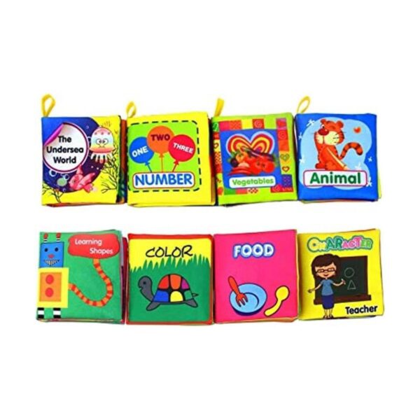 Coolplay Baby First Juego de 8 libros de tela suave no_1
