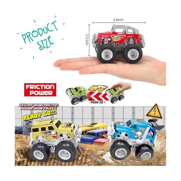 Big Wheel 4 x 4 Monster Truck Stunt Estadio Incluye 2