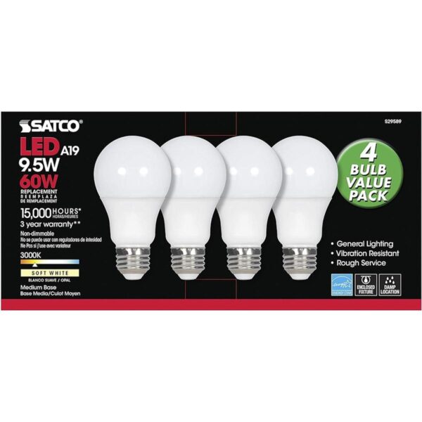 Satco S29589 Bombilla mediana con acabado blanco 438_5
