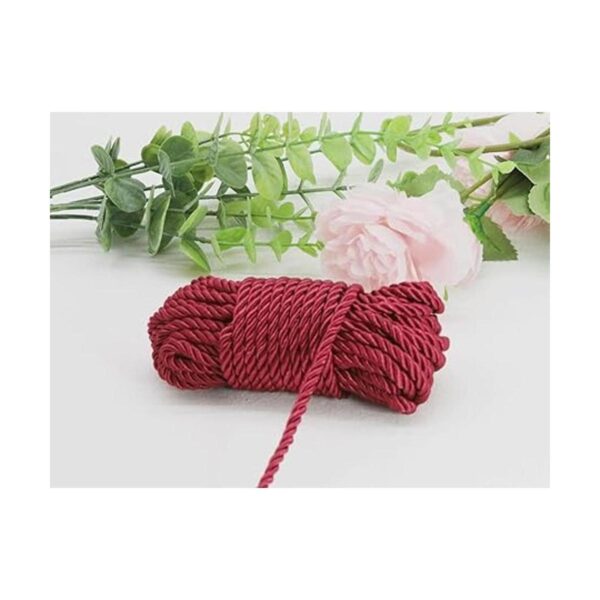 U Pick Cuerda trenzada decorativa de poliéster satinado