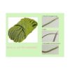 U Pick Cuerda trenzada decorativa de poliéster satinado