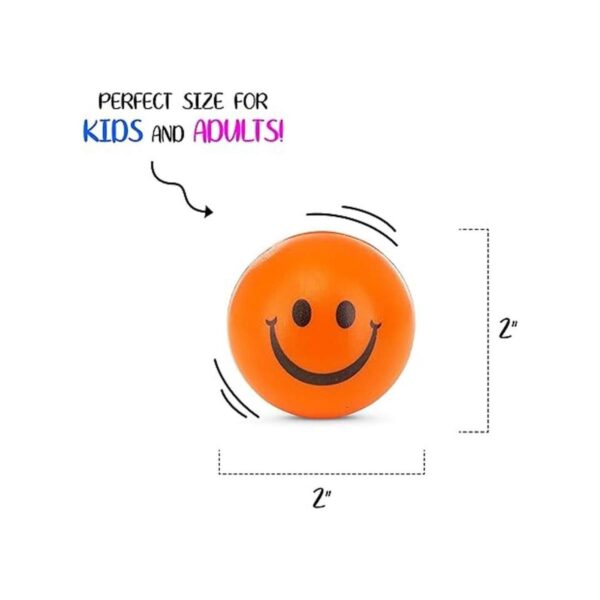 Be Happy Bola divertida de sonrisa de color neón para el_4