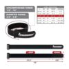 Correas elásticas reutilizables de 1.0 x 15.2 in 10