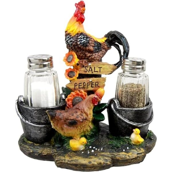 Ebros Gift Country Farm Barnyard Gallo de gallina y_2