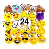 O hill 24 Pack Emoji Felpa almohadas Mini llavero_1