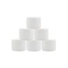 Tarro de plástico blanco de 8.82 oz con tapa de cúpula_1