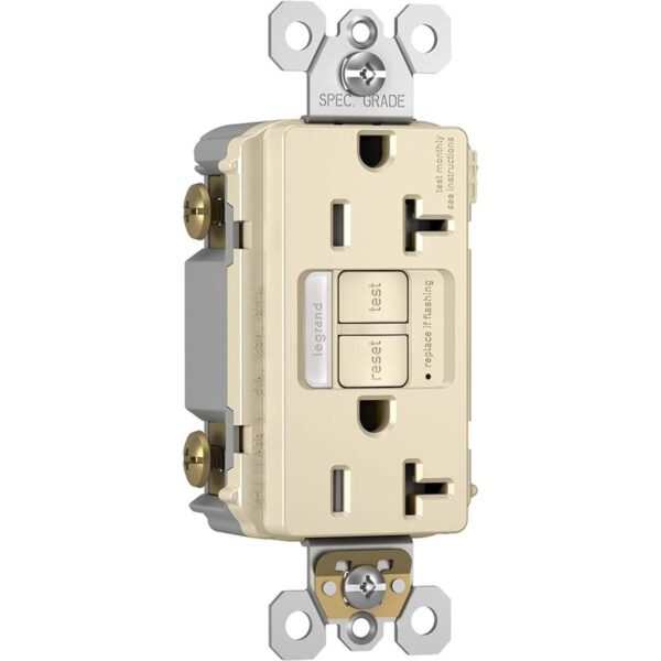 Legrand Luz nocturna radiante tomas GFCI seguras para_2
