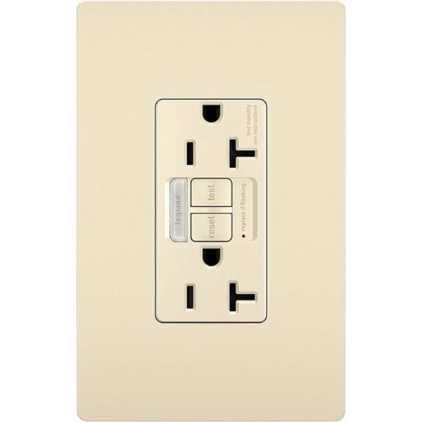Legrand Luz nocturna radiante tomas GFCI seguras para_3