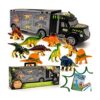 Toyvelt Camión de juguete transportador con 15 figuras de_1